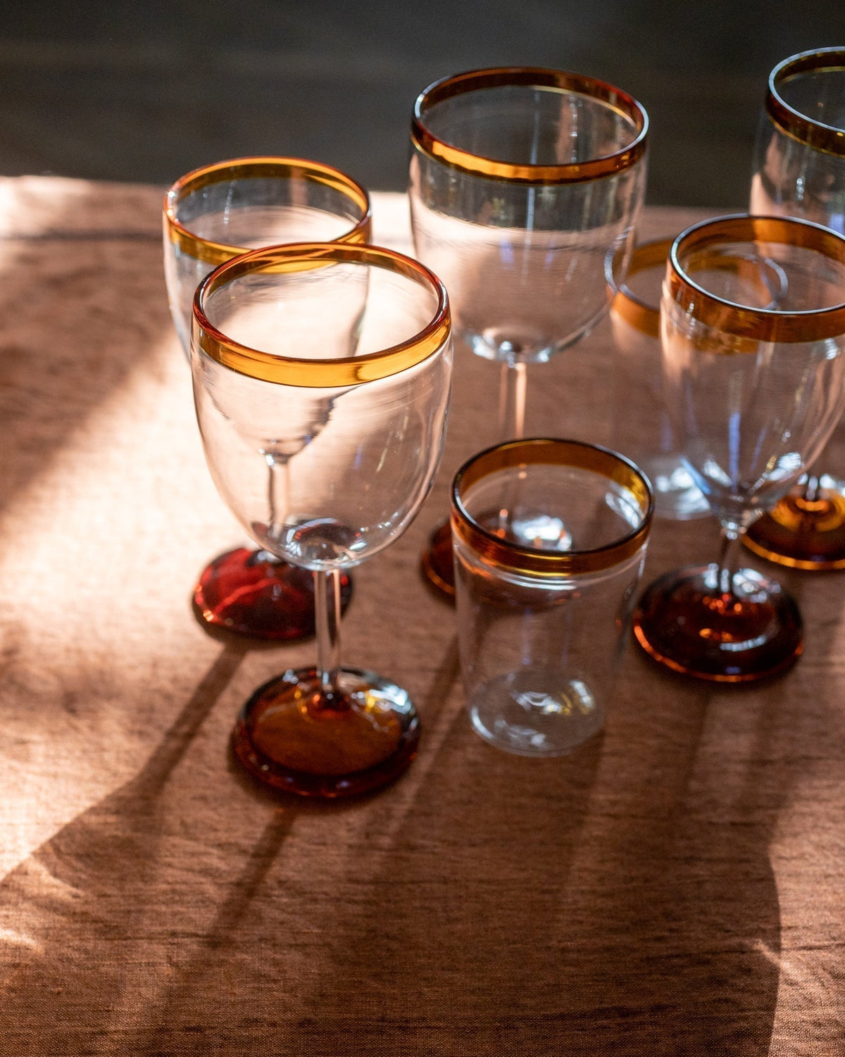 Set of 4 Ina stemmed glasses