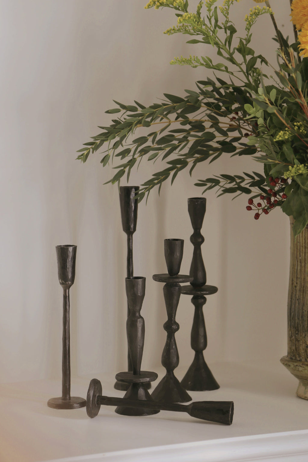 Set of 3 Nox candle holders