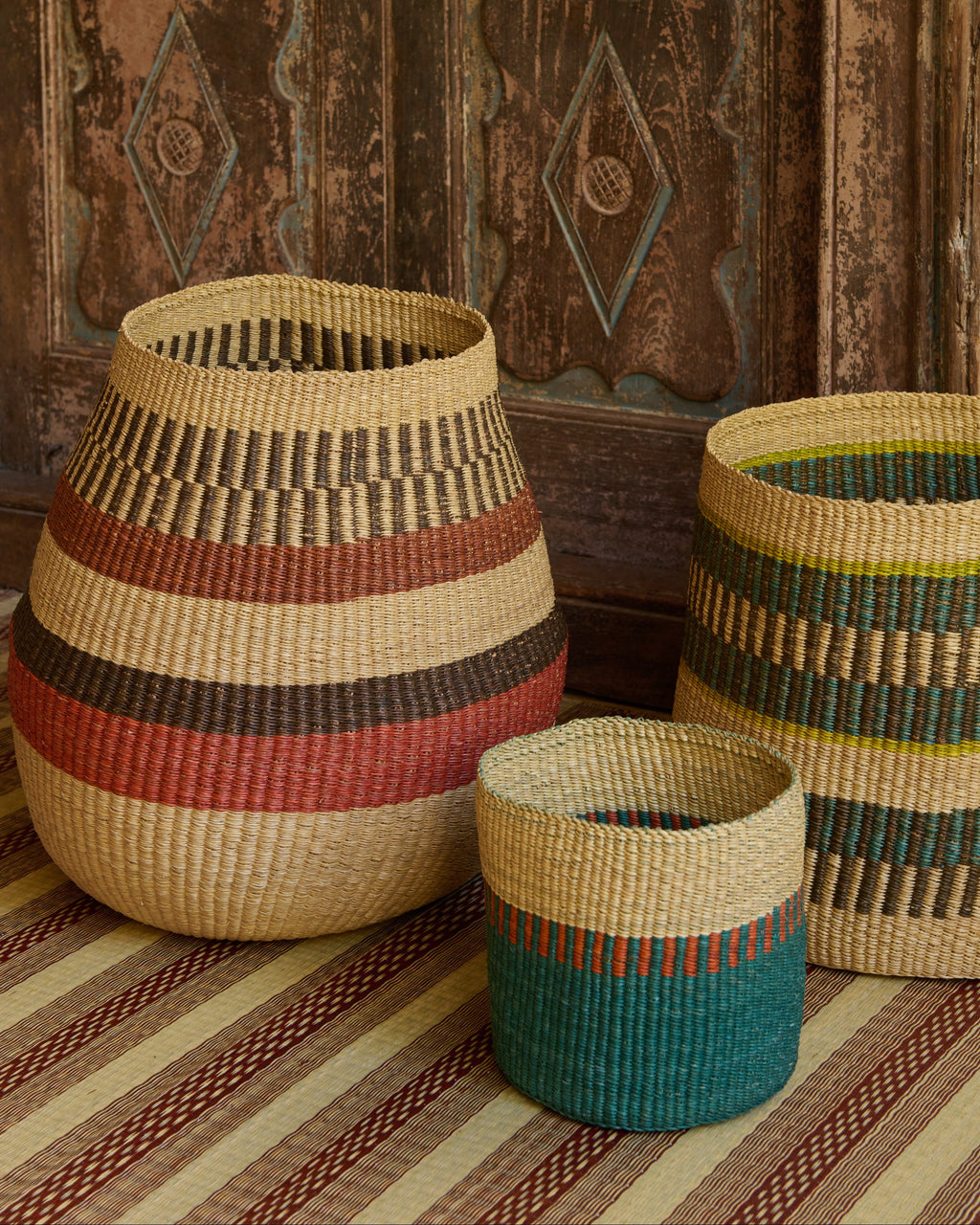 Nigelle Basket lac terracotta