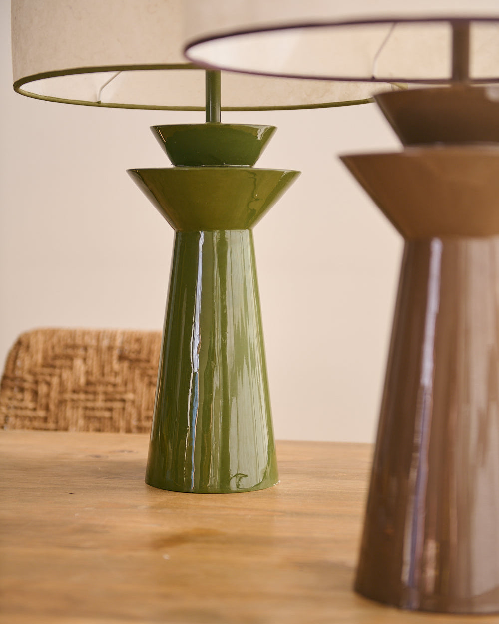 Rosha Leo Table Lamp Mocha