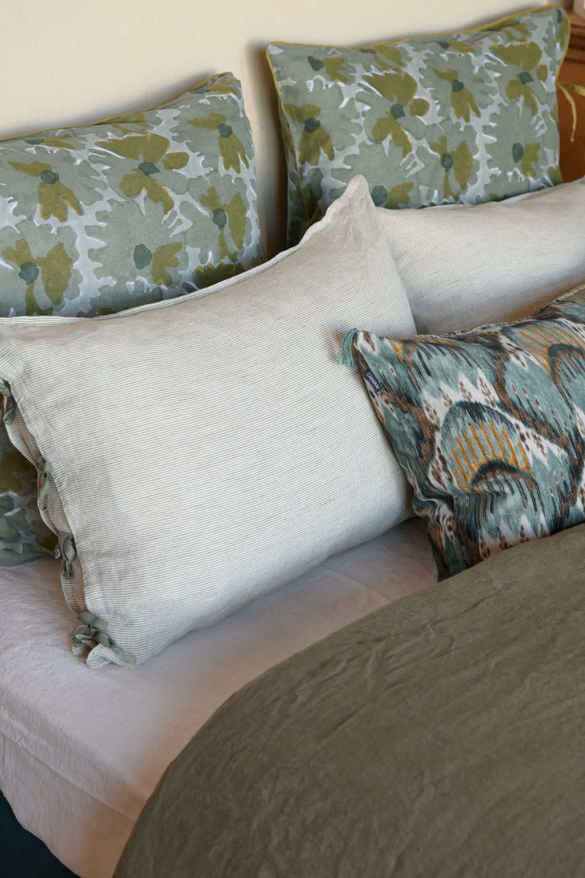 Set of 2 Fil à fil pillowcases