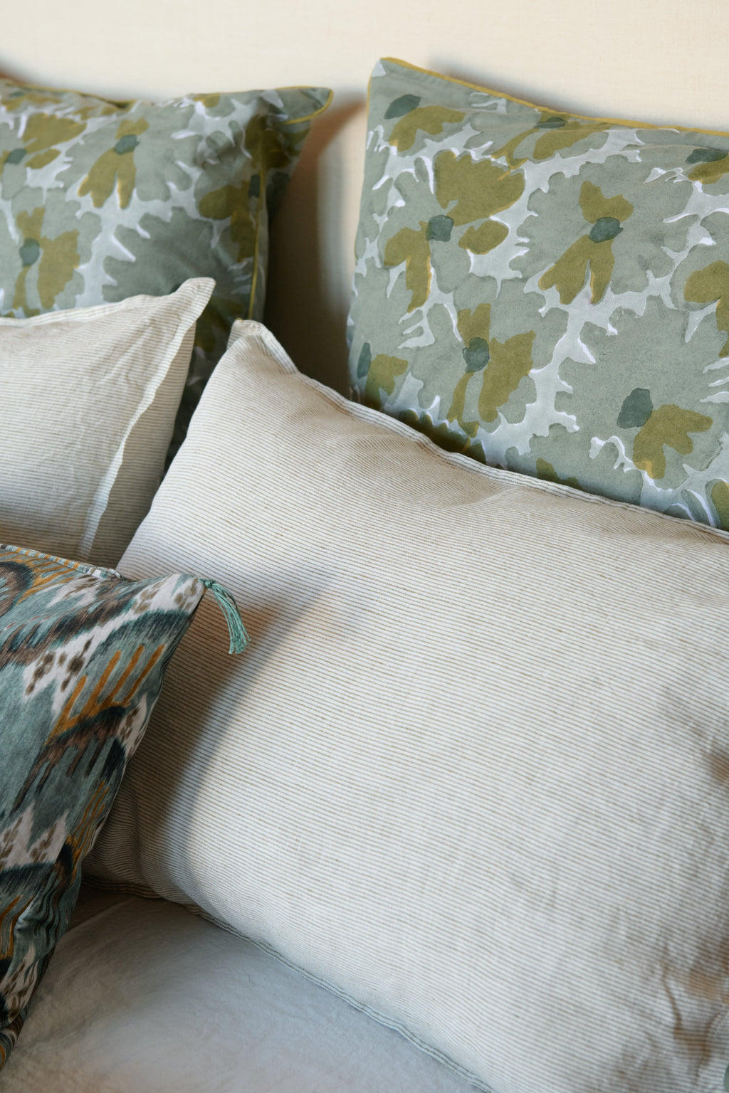 Set of 2 Fil à fil pillowcases