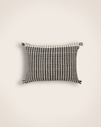 Houndstooth cushion cover