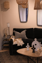 Houndstooth cushion cover
