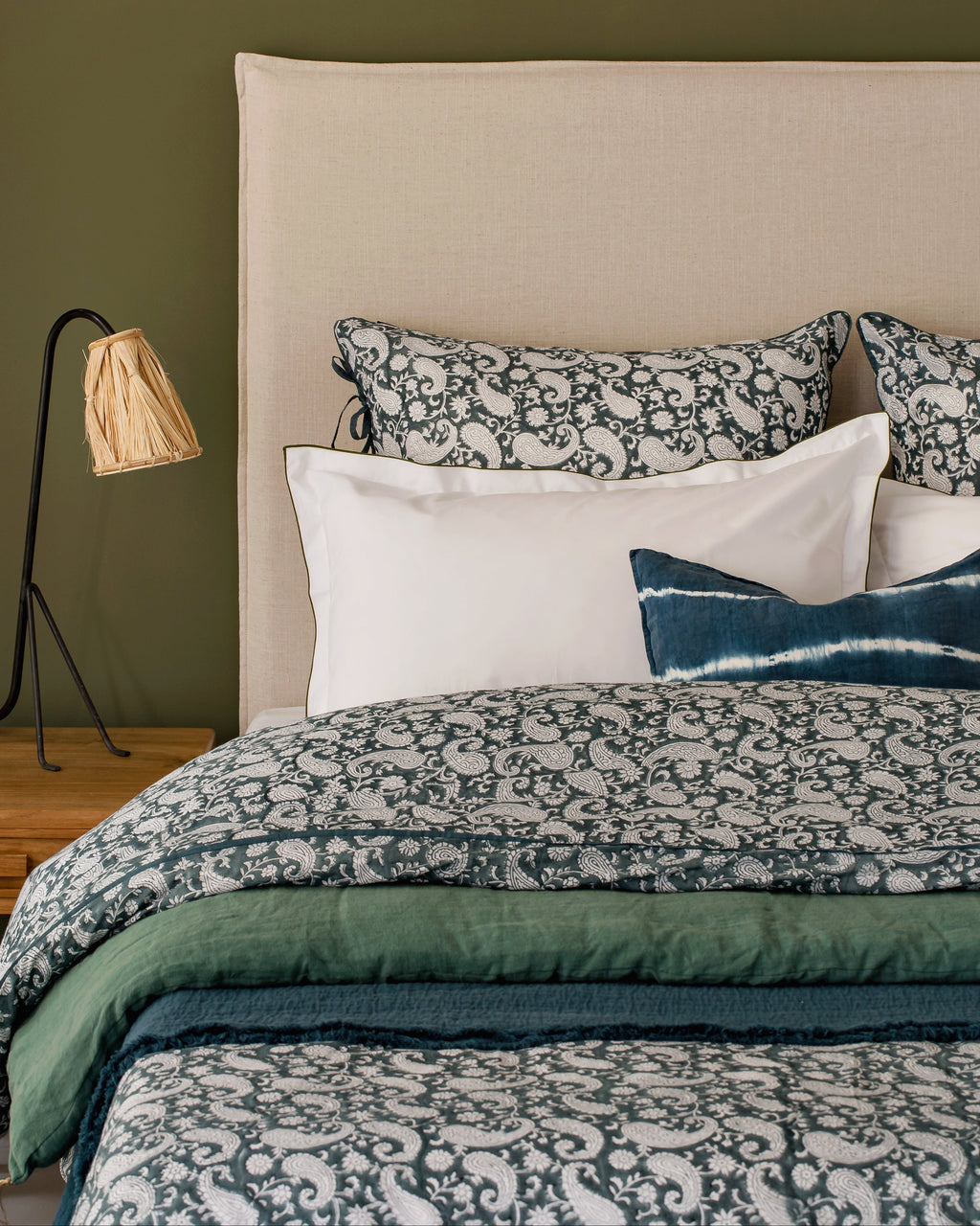 Organic Paisley Duvet Cover