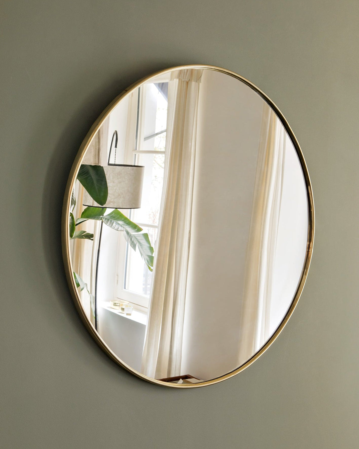 Cinta Round Mirror