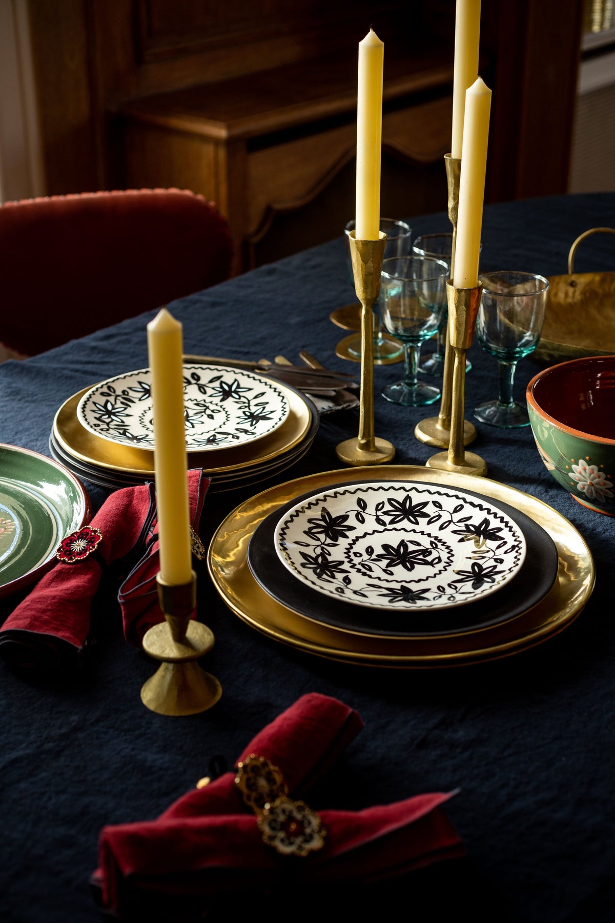 Set of 3 Nox candle holders