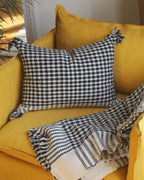 Houndstooth cushion cover