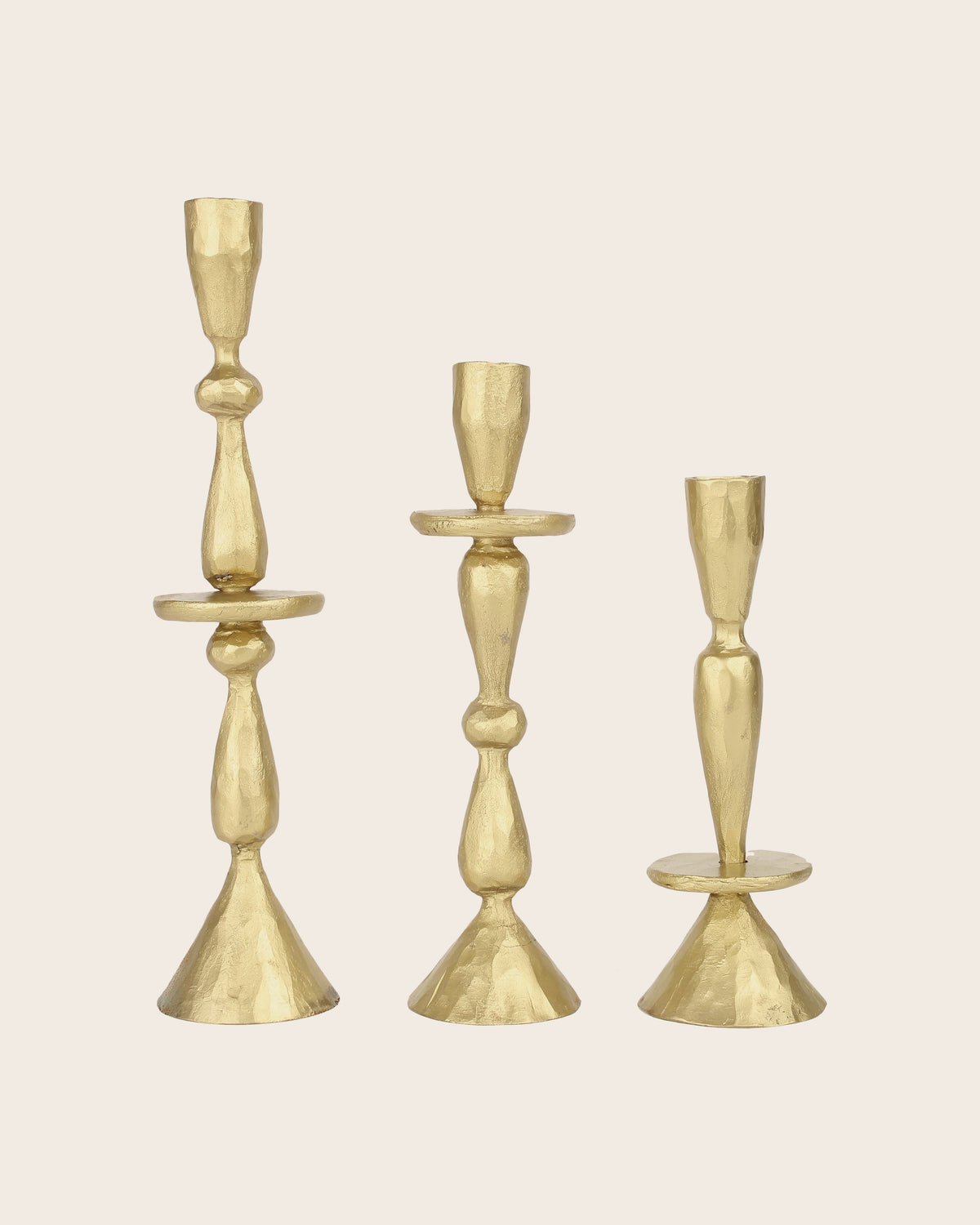 Set of 3 Jya candle holders