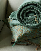 Washed velvet sofa cover