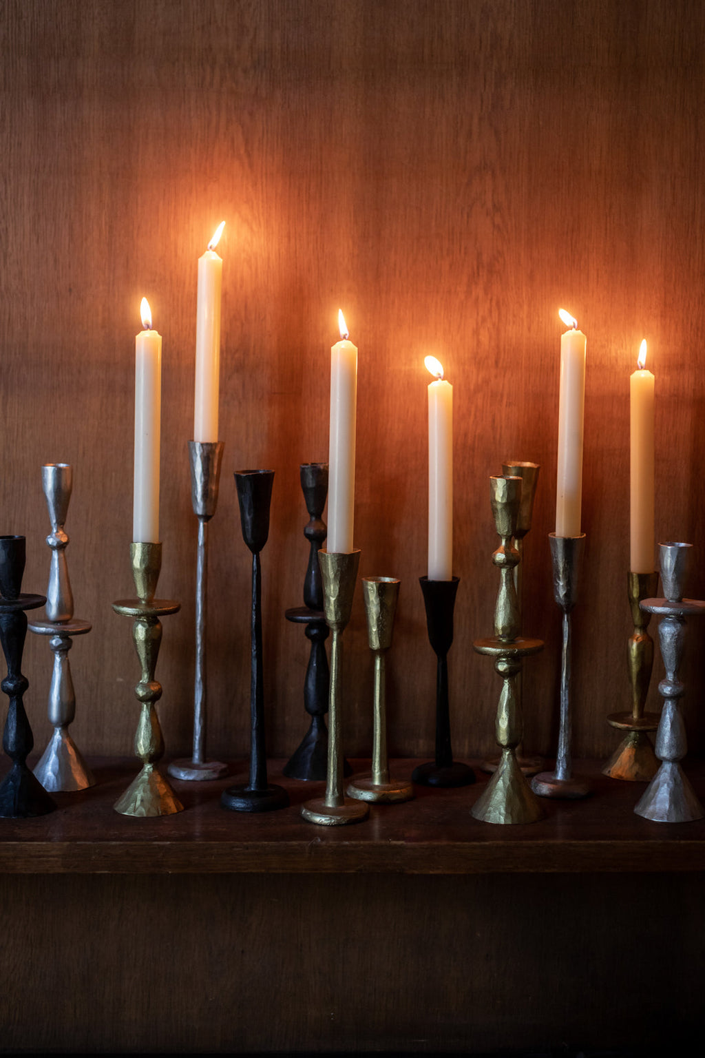 Set of 3 Nox candle holders