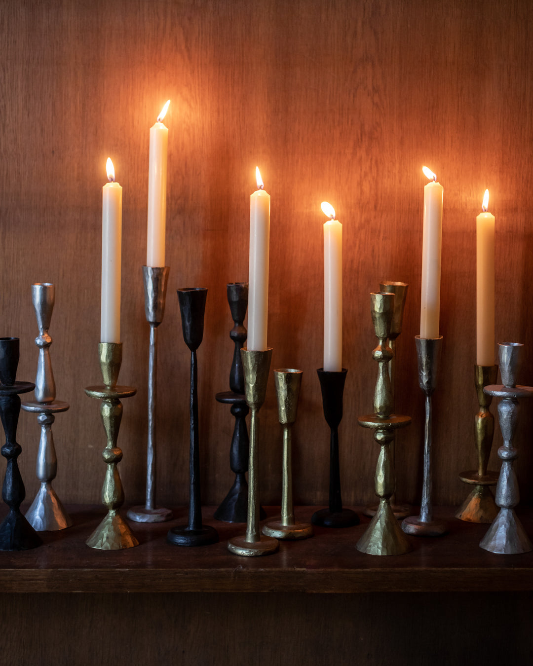 Set of 3 Jya candle holders