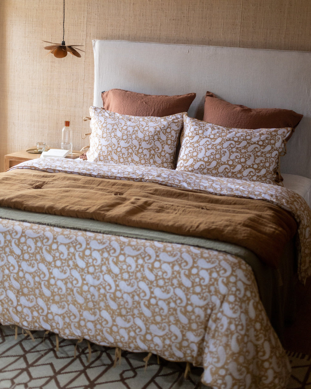 Organic Paisley Duvet Cover