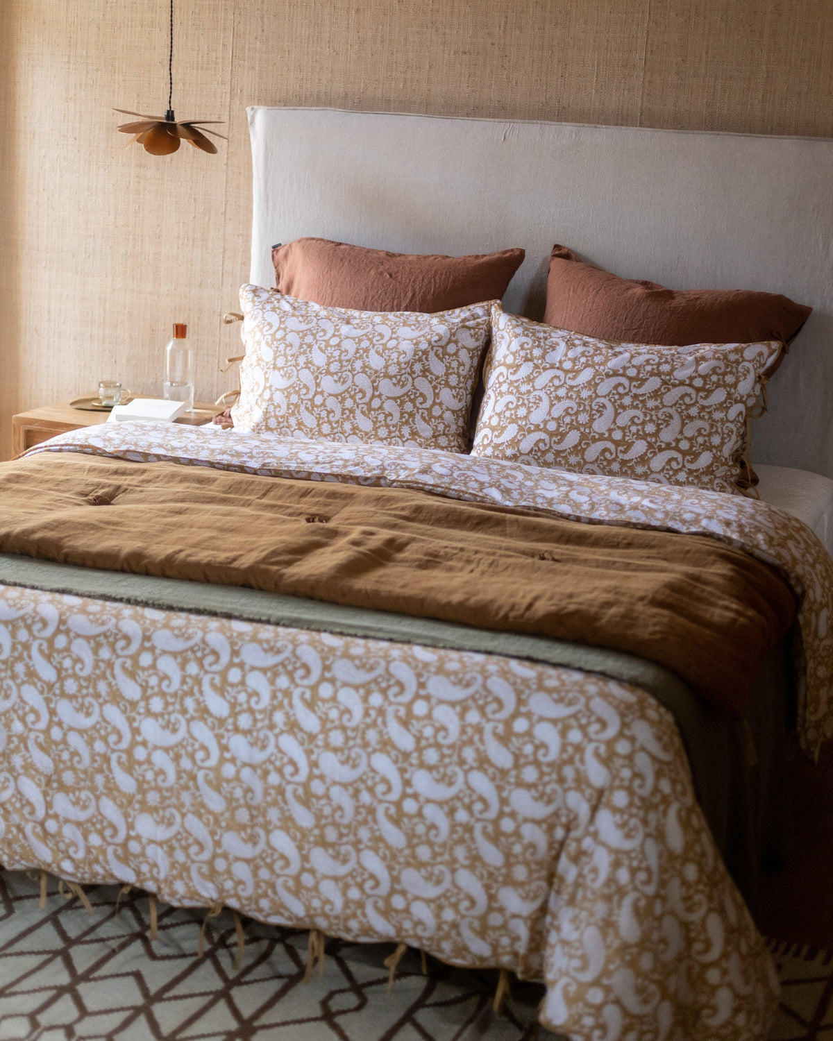 Organic Paisley Duvet Cover