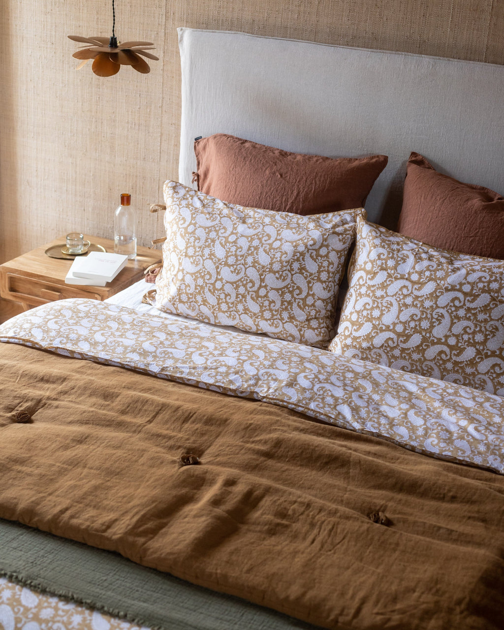 Organic Paisley Duvet Cover