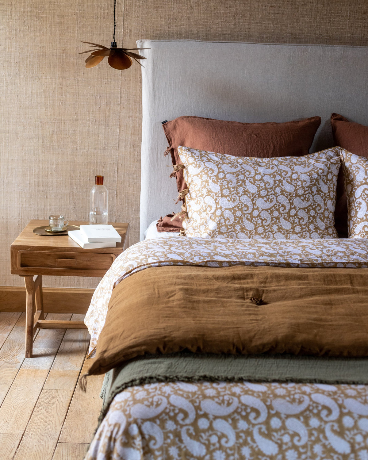 Organic Paisley Duvet Cover