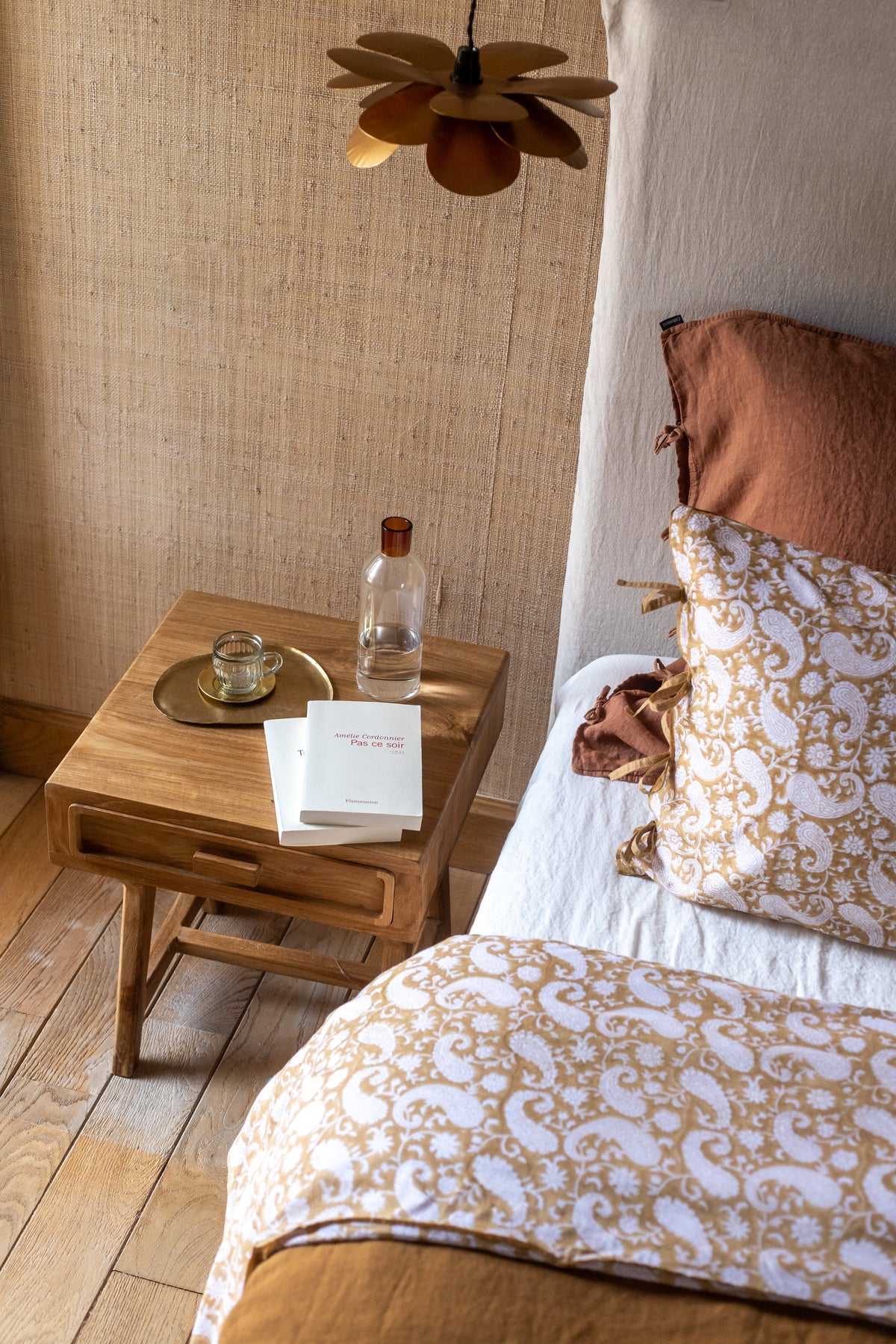 Elior Natural Bedside Table