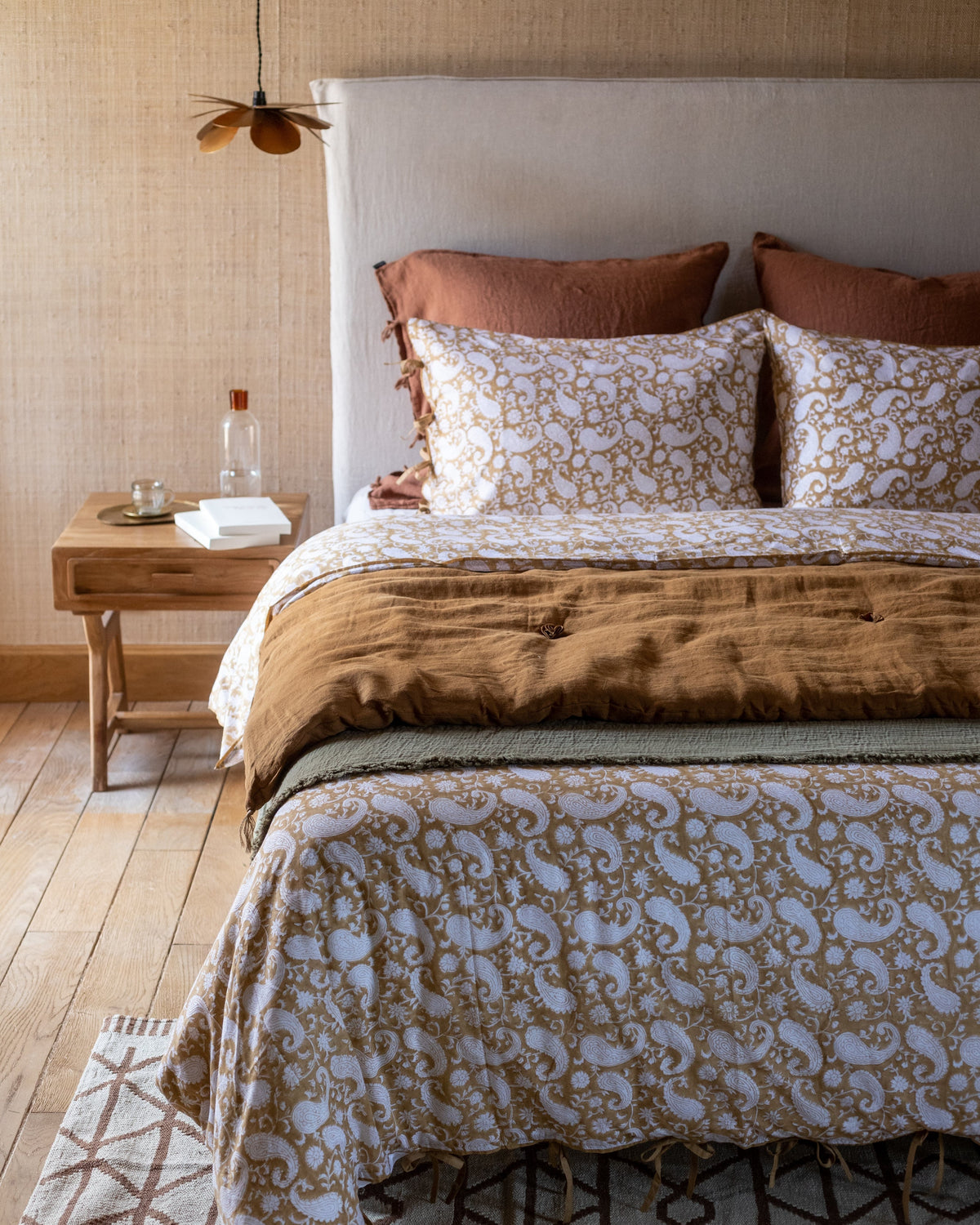 Organic Paisley Duvet Cover