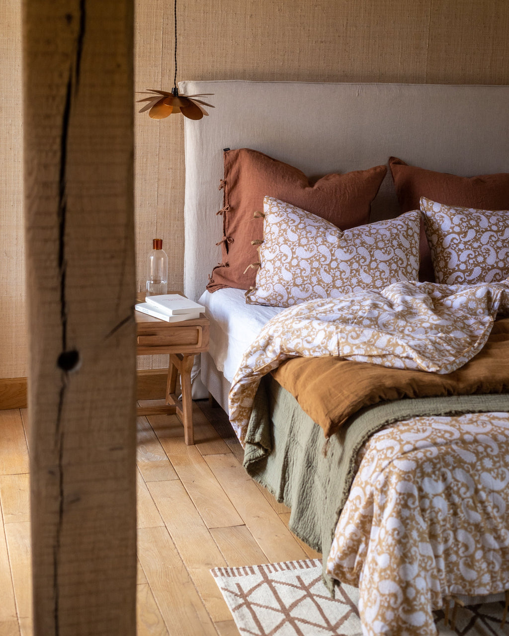 Organic Paisley Duvet Cover