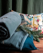 Washed velvet sofa cover