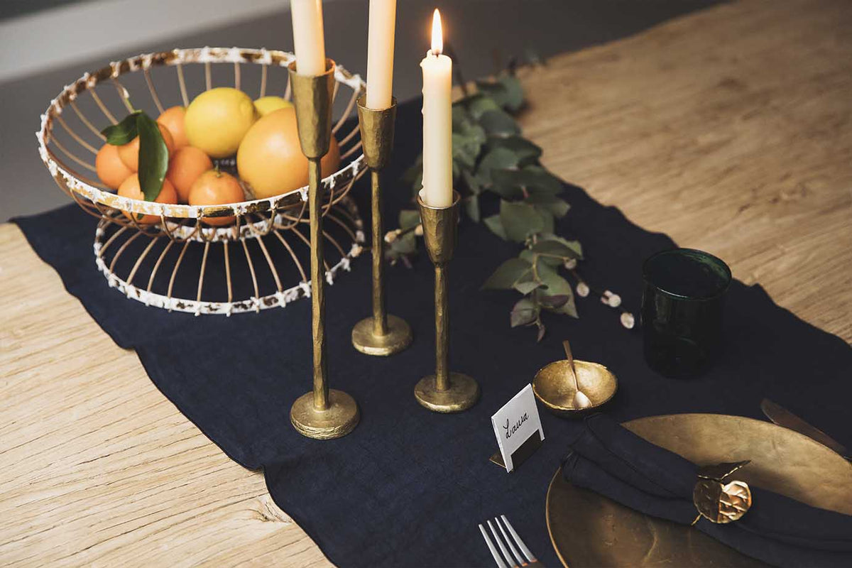 Set of 3 Nox candle holders