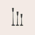 Set of 3 Nox candle holders