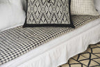 Houndstooth sofa cover