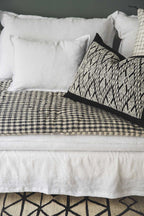 Houndstooth sofa cover