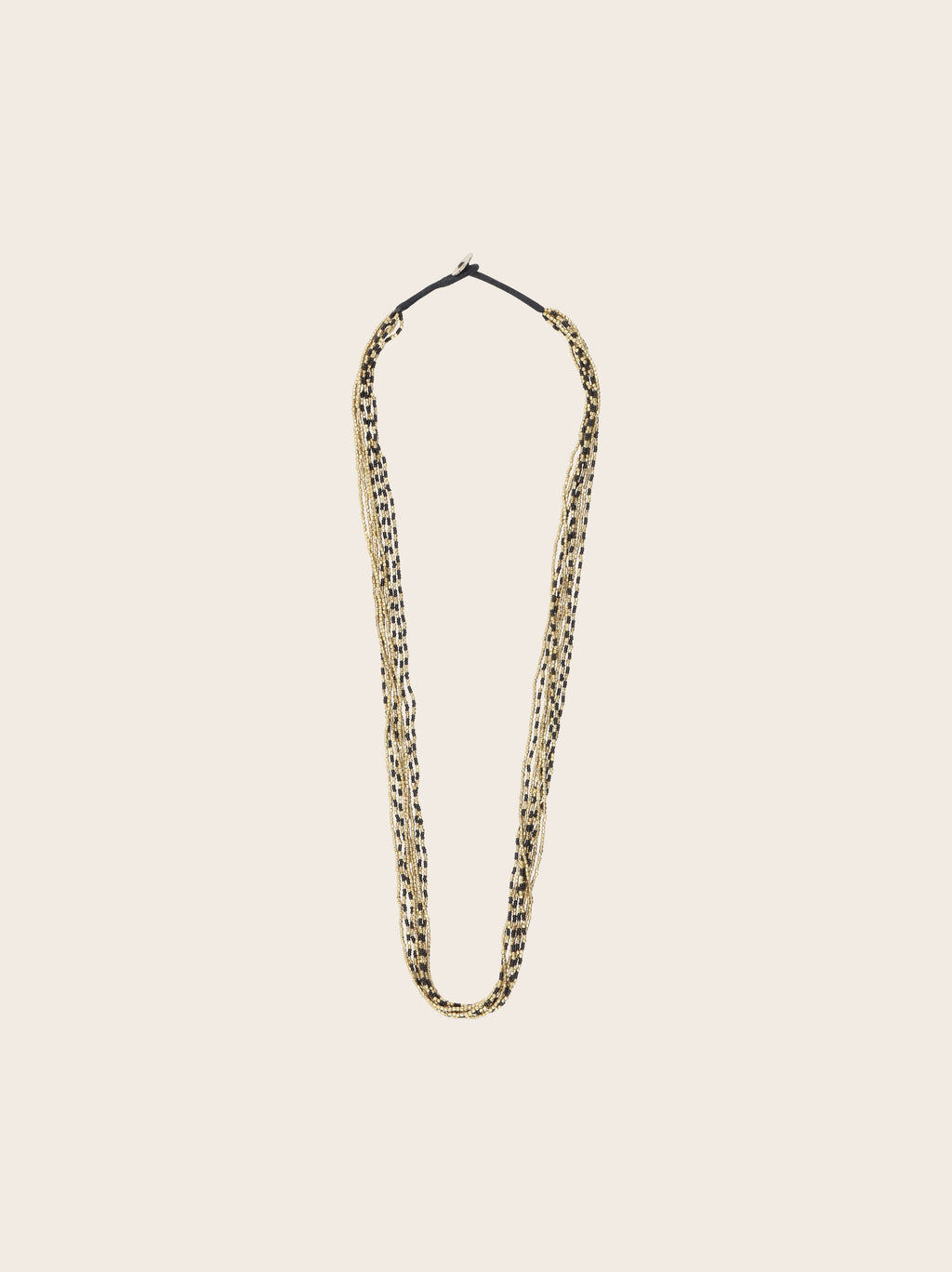 Gold pearl necklace