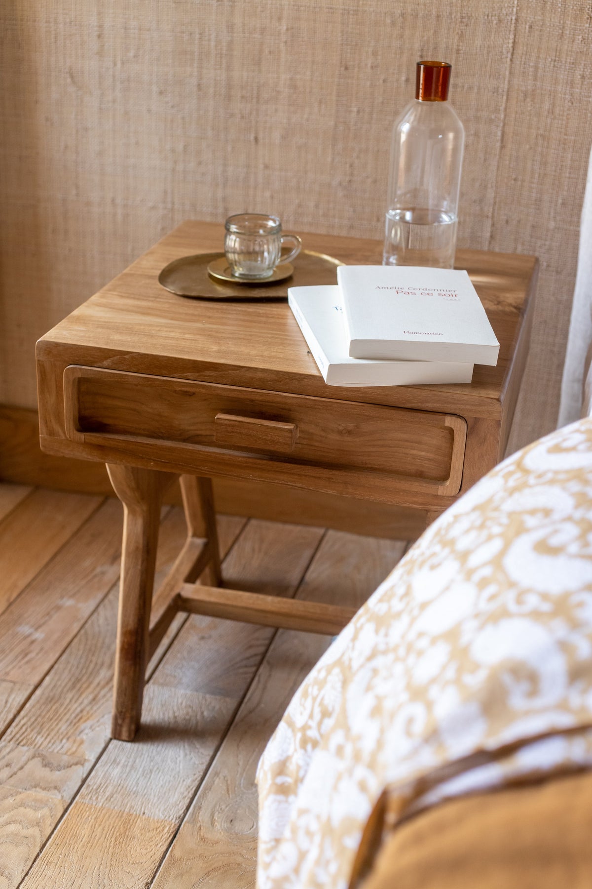 Elior Natural Bedside Table
