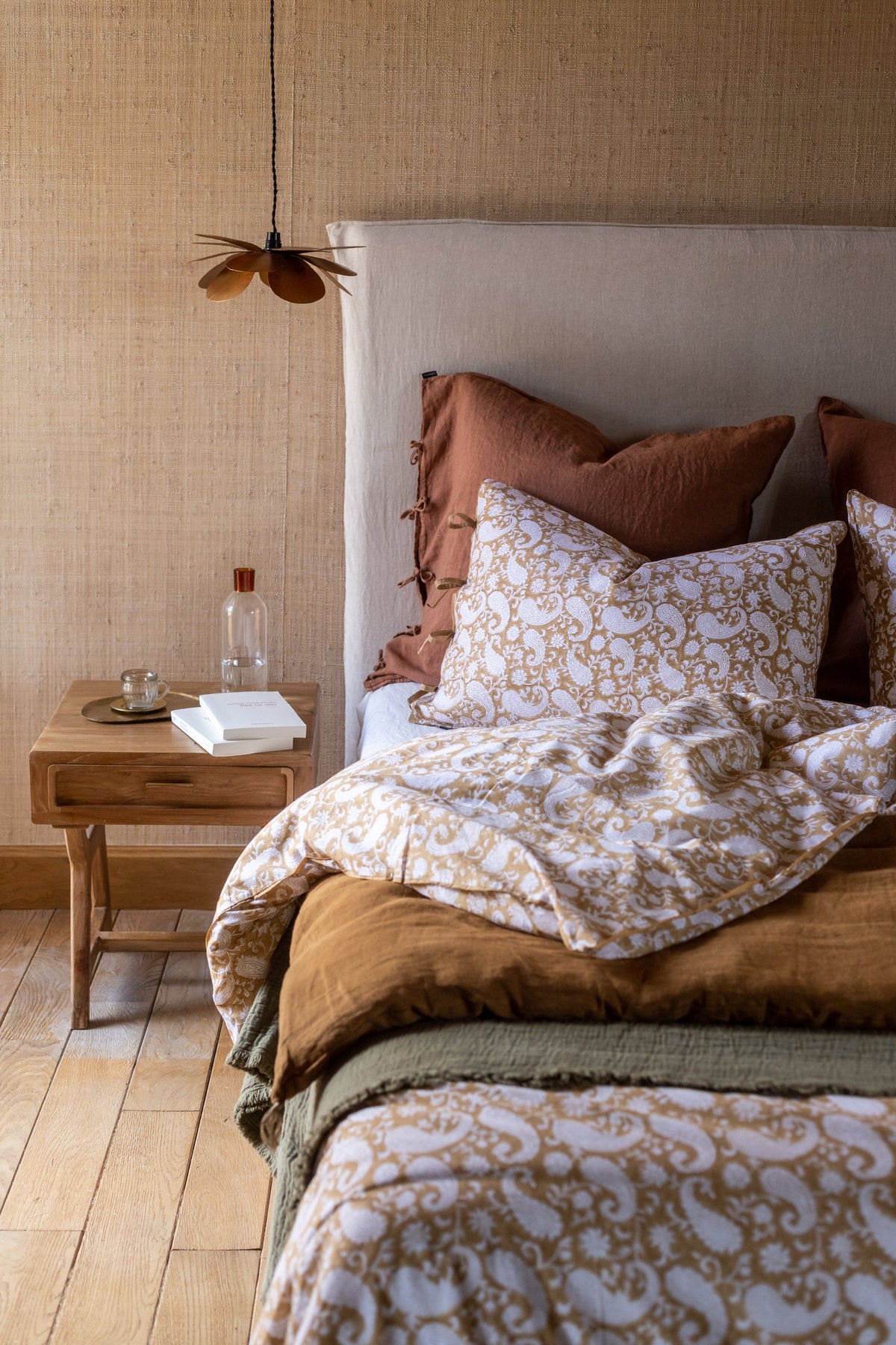 Elior Natural Bedside Table